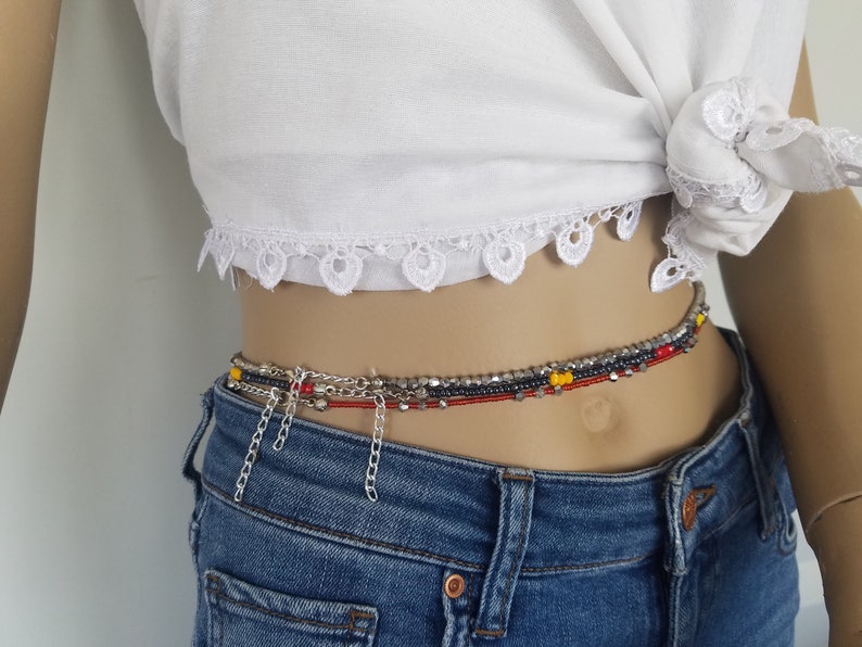 Set Of Adjustable Belly Beads With Clasp Pack Waist Beads Waist