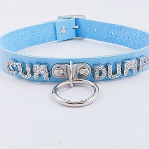 Cum Dump Rhinestone Mature Bdsm Collar Fetish Kinky Ddlg Adult Stripper
