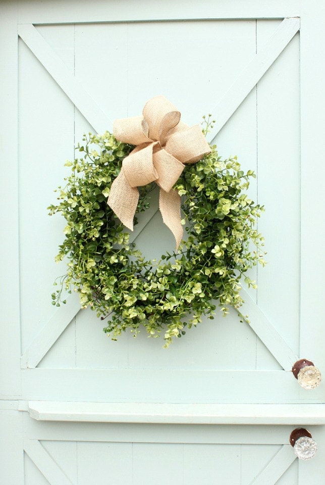 Christmas Wreath Farmhouse Decor Year Round Wreath Gift image 1