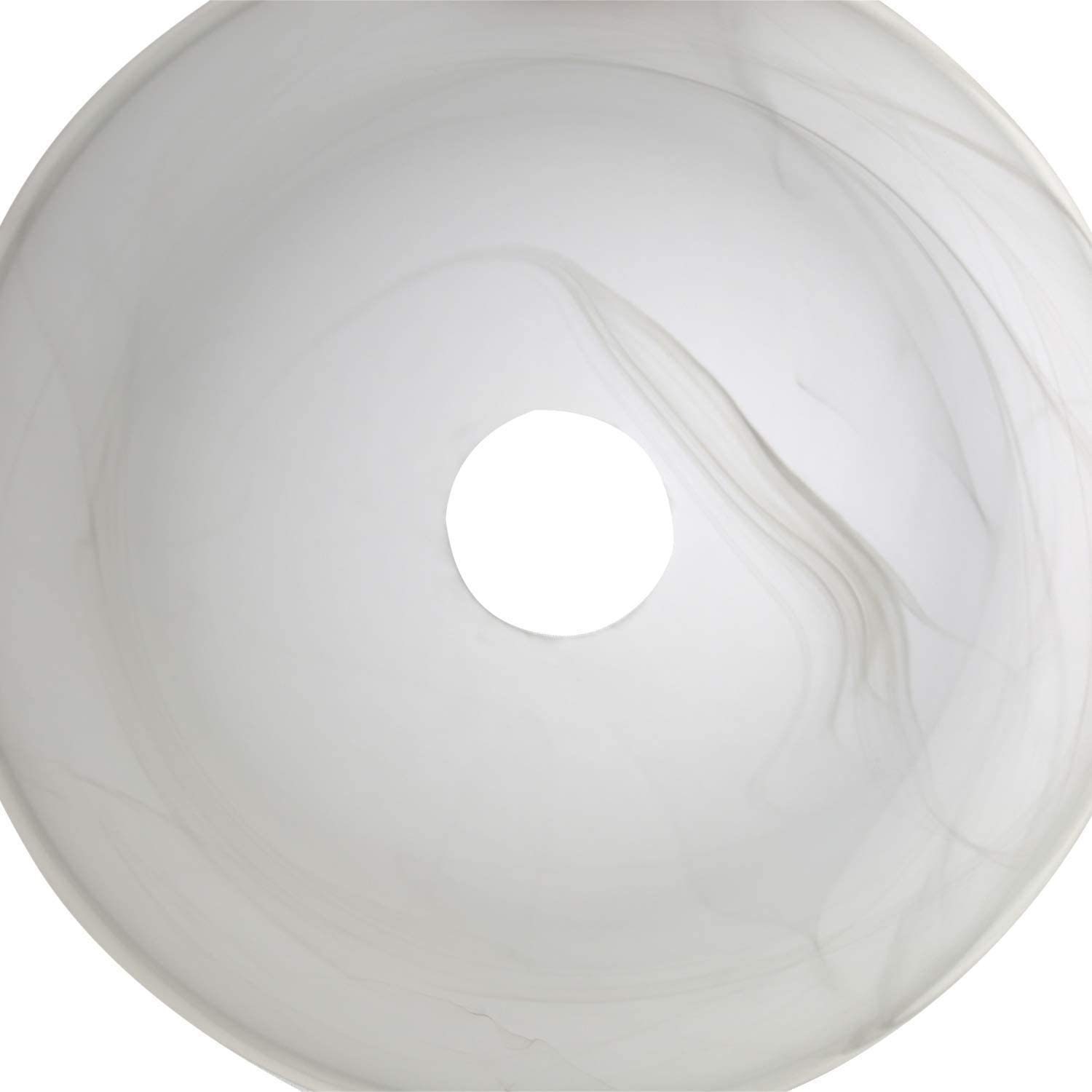 Floor Lamp Shade Globe Replacement Marbleized Swirl Glass Bowl Etsy