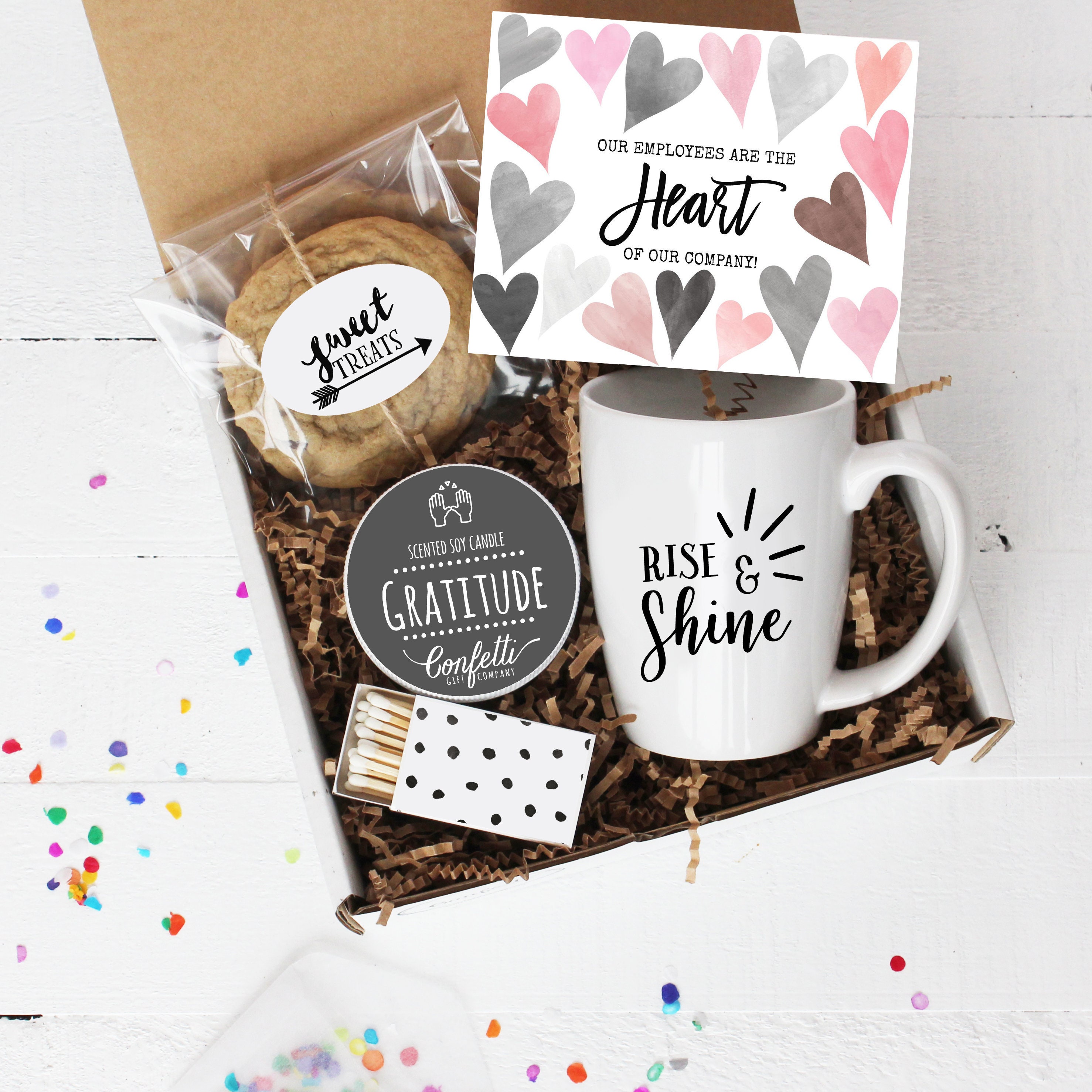 employee appreciation mug gift box - valentines day gift
