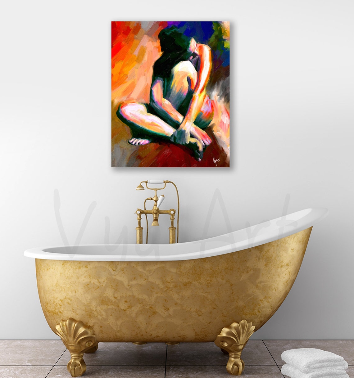 Nude Women Painting Nude Girl Nude Painting Female Nudes Girl Etsy Canada