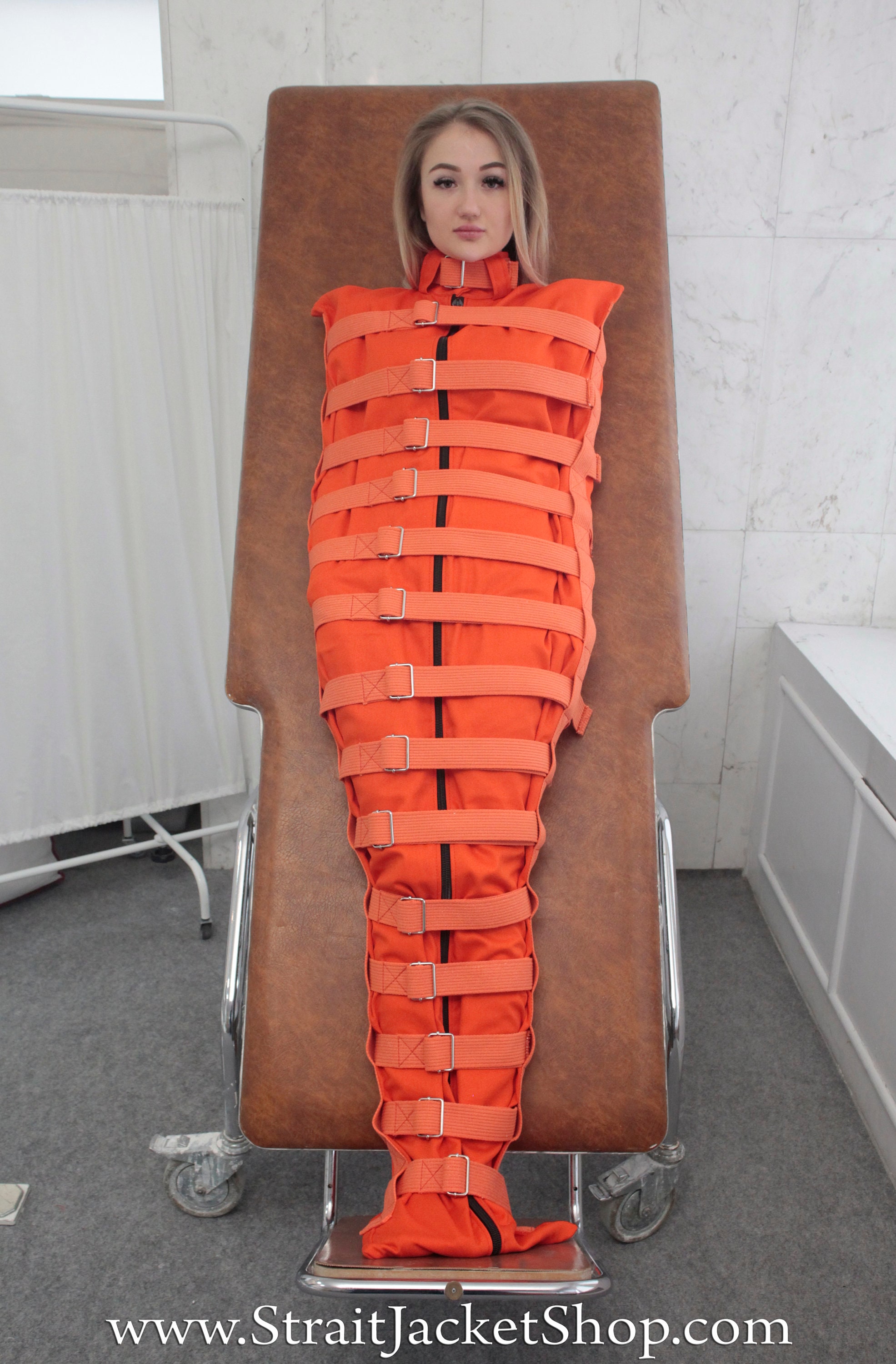 Orange Prison Sleep Sack Bondage Body Bag Straitjacket Etsy
