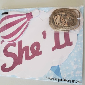 Oh The Places She Ll Go Birthday Hot Air Balloon Decorations Cloud Party Decorations Shower
