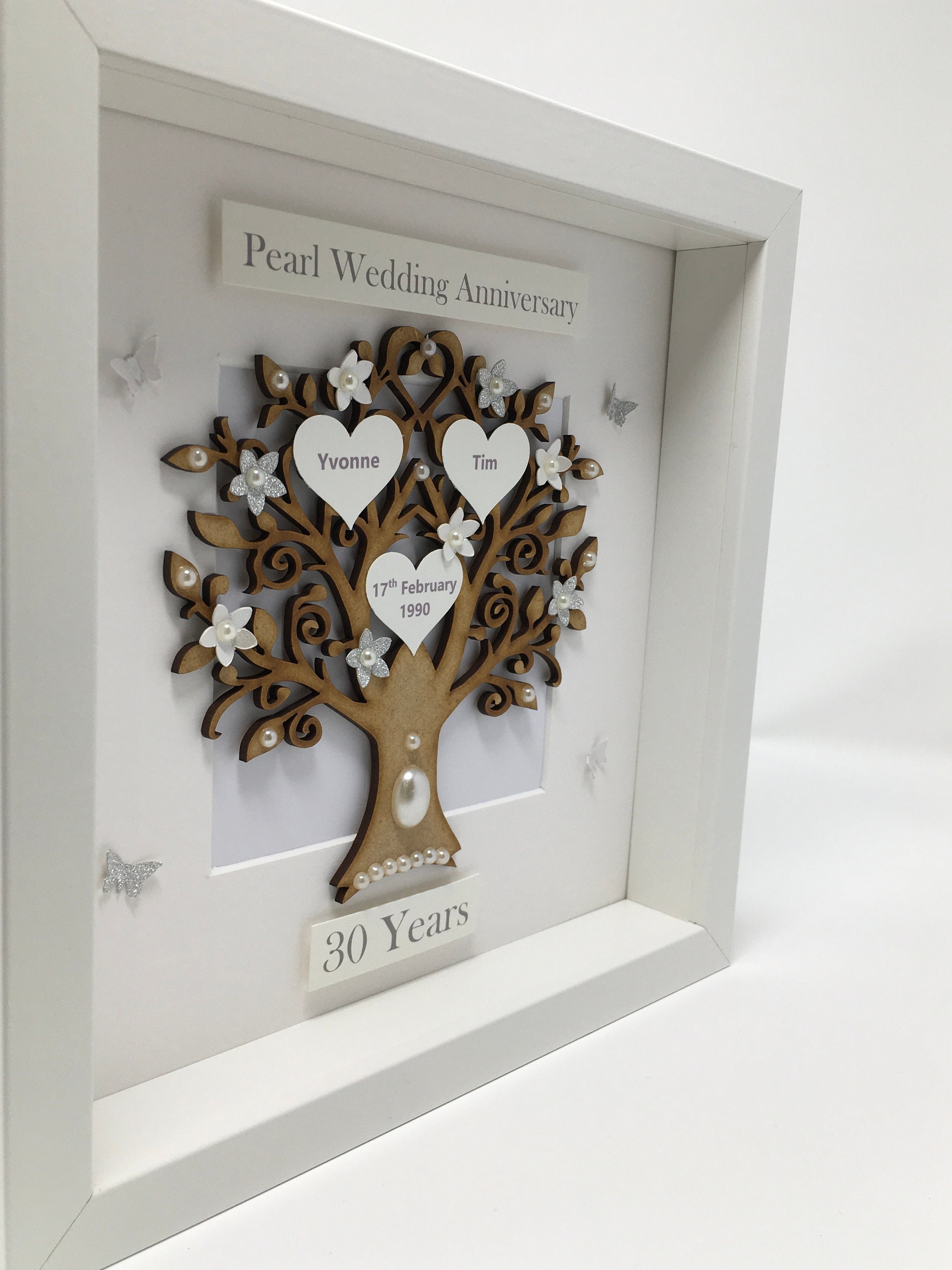 Th Years Pearl Wedding Anniversary Gift Married Husband Etsy