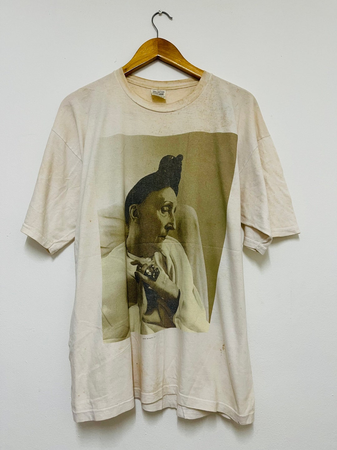 Vintage 90s Morrisey Edith Sitwell 1991 Tour Rock T Shirt Post Punk