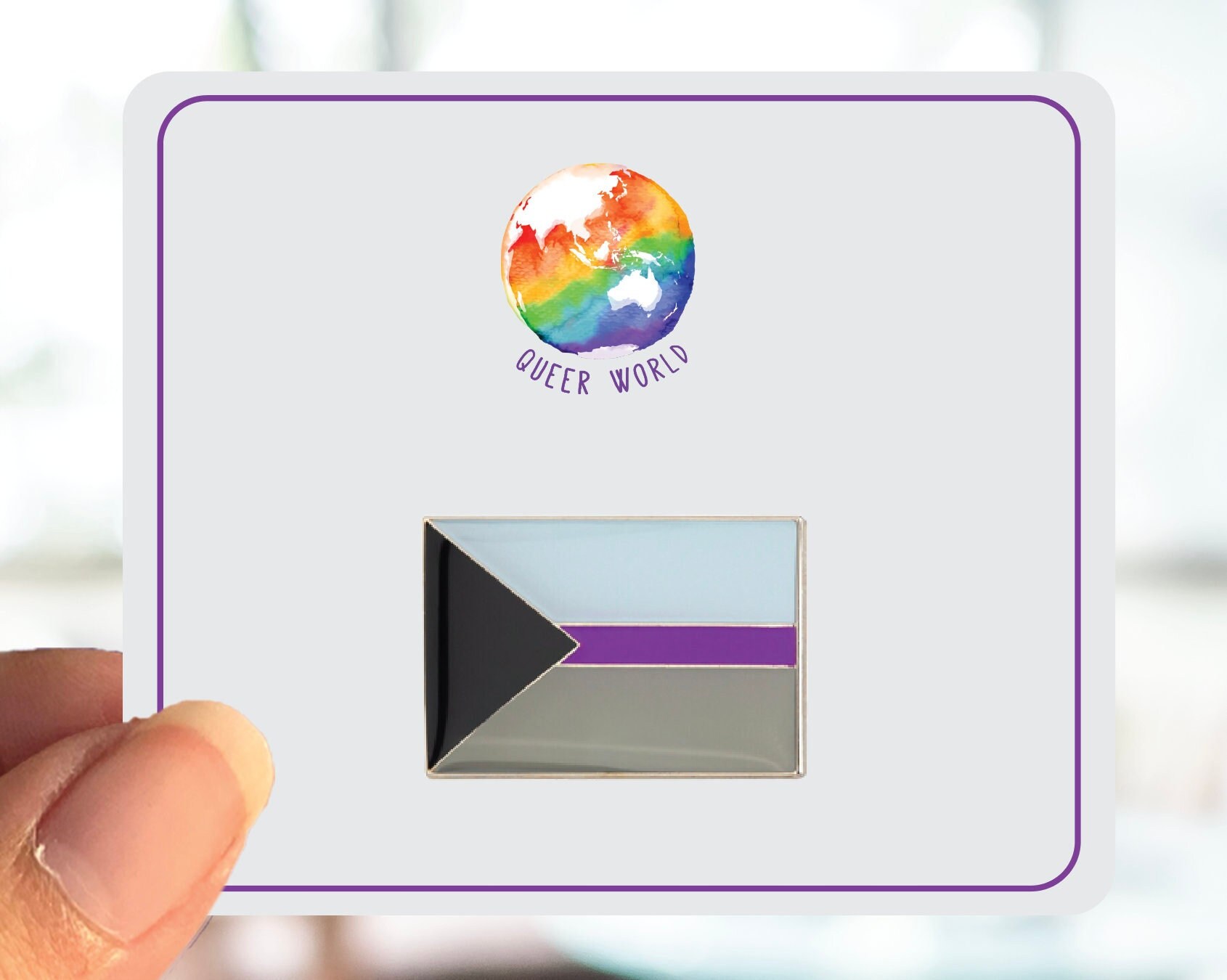 DEMIBOY Lifetime Membership Card Gay Pride Card LGBT Identity Card Perfect Rainbow Community