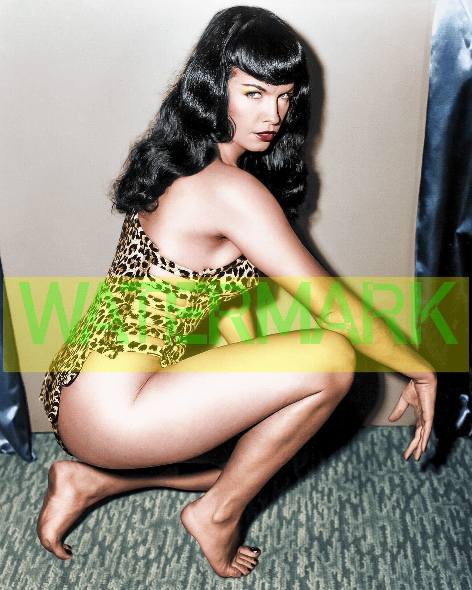 Bettie Page Nude Etsy