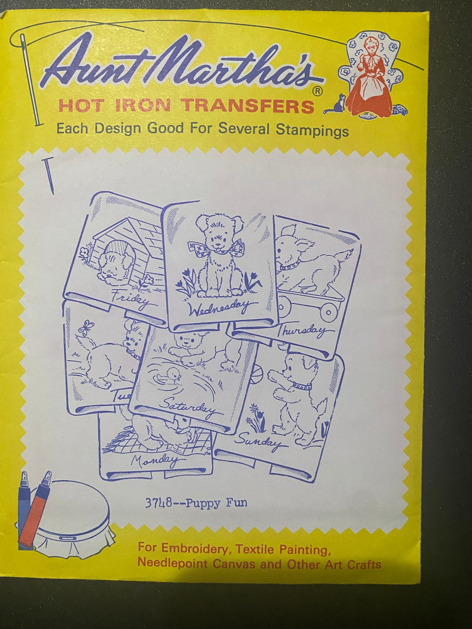 Aunt Martha S Hot Iron Transfers Choose Design Use N Baby Quilt Towels Linens Etc Paint