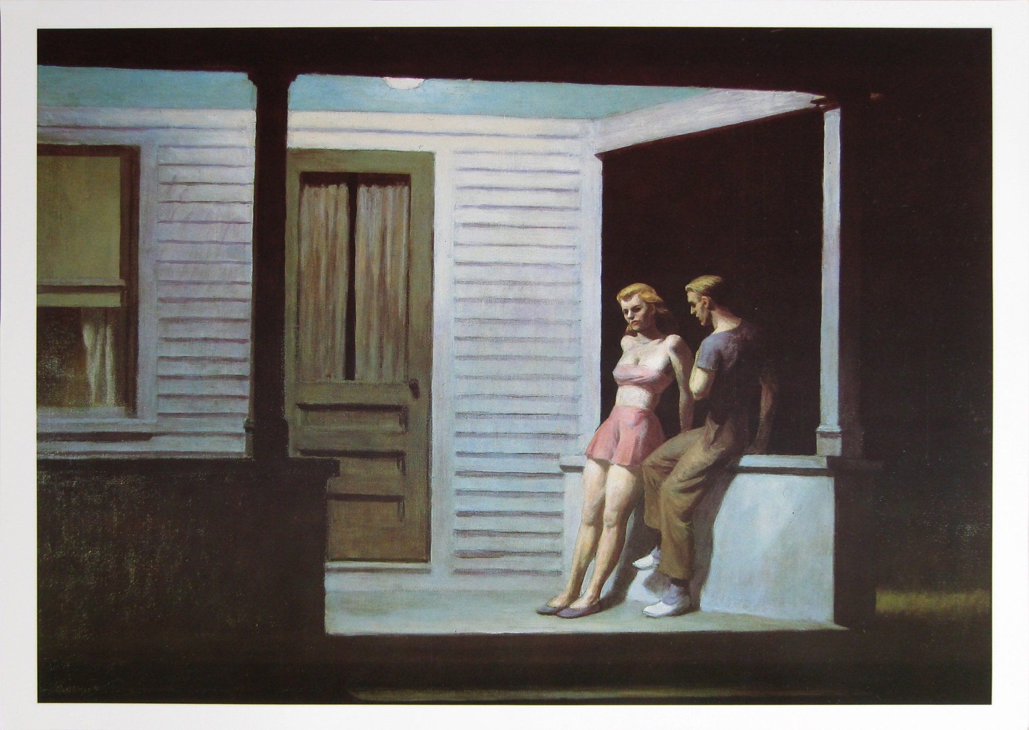 Edward Hopper Summer Evening Offset Lithograph 1994