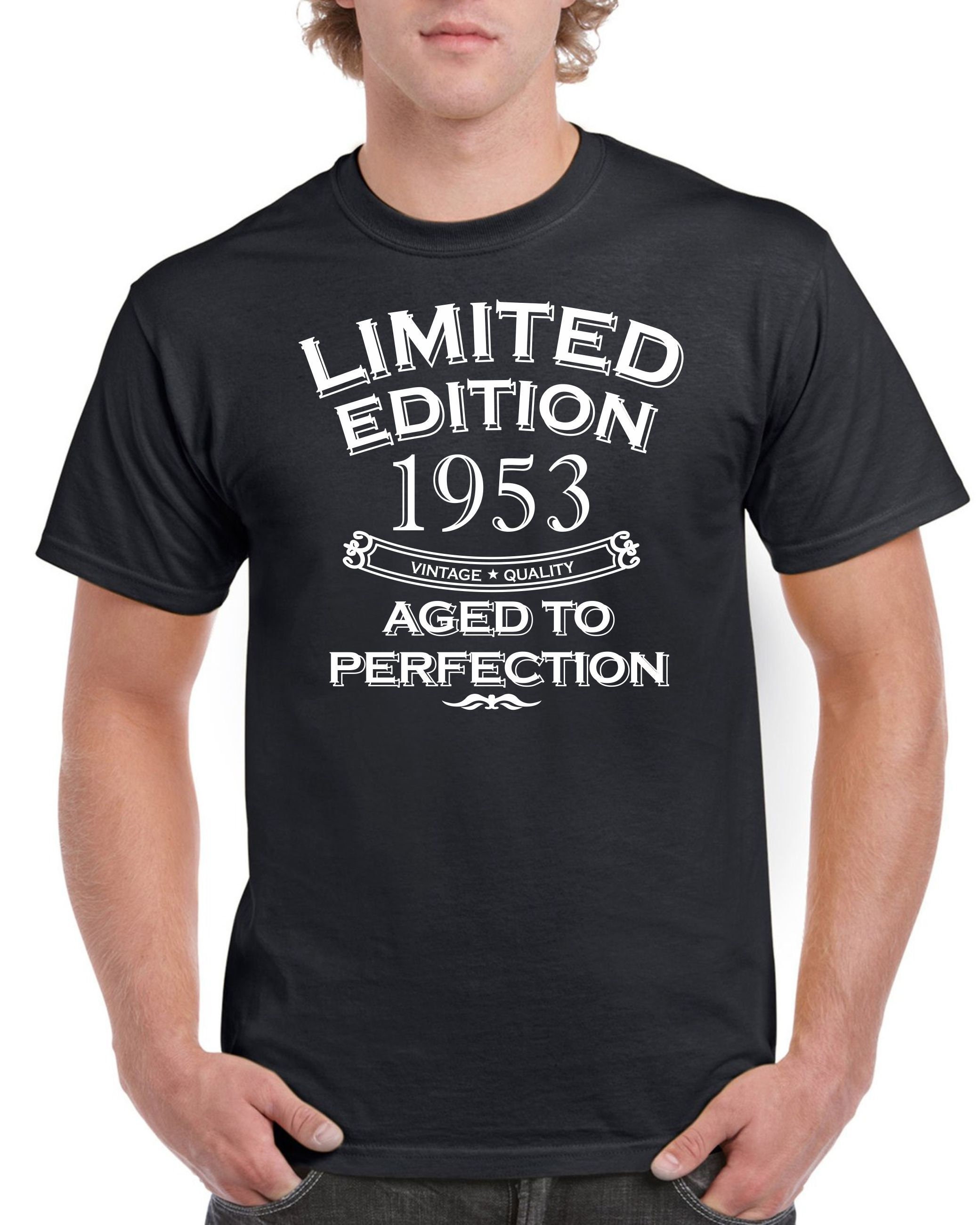 Mens 70Th Birthday Gift T-Shirts Shirt Limited Edition Tee Vintage 1953 Present For Dad