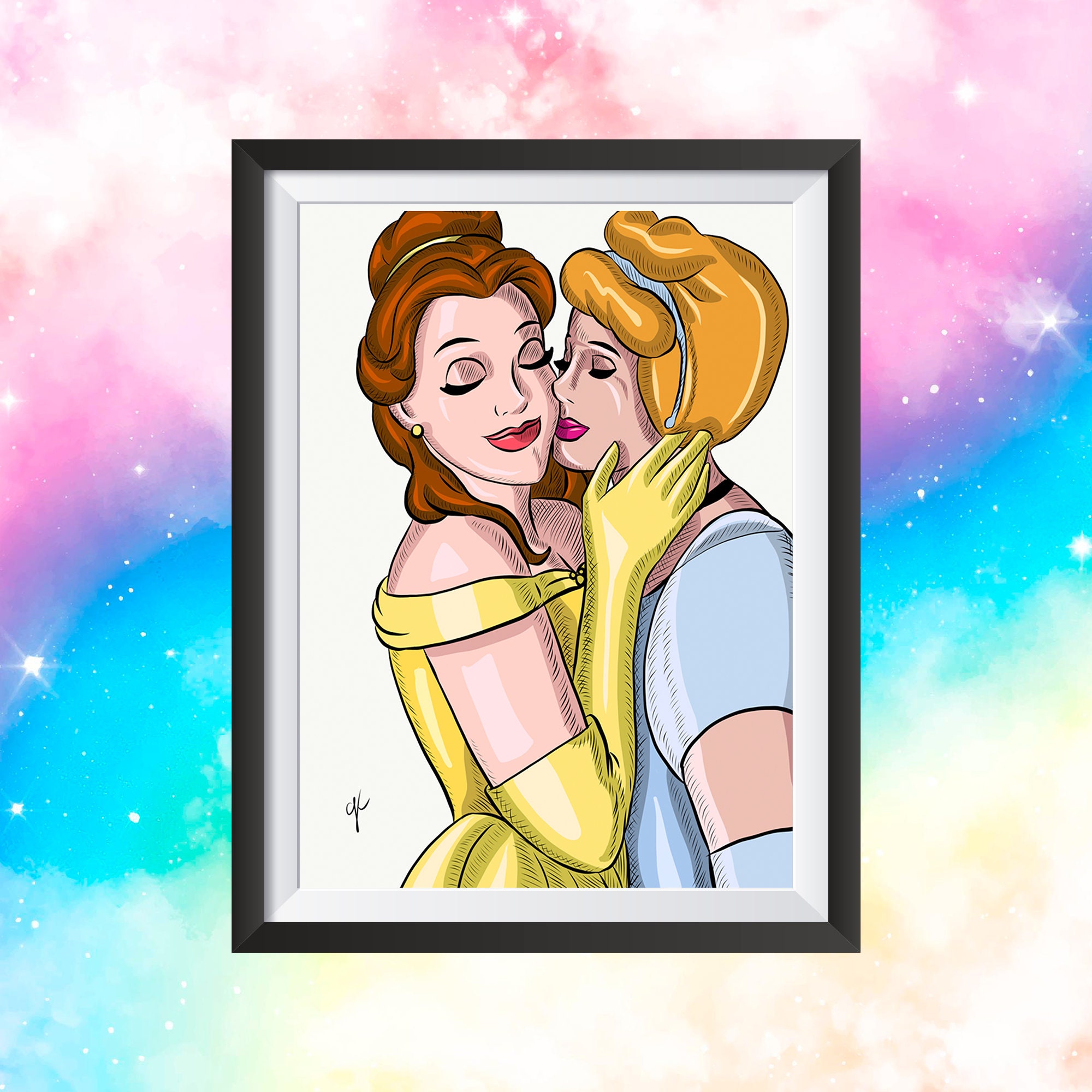 Disney lesbian belle comic