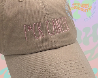 Fuck Off Dad Hat Embroidered Baseball Cap Low Profile Black Custom Strap Back Unisex Adjustable