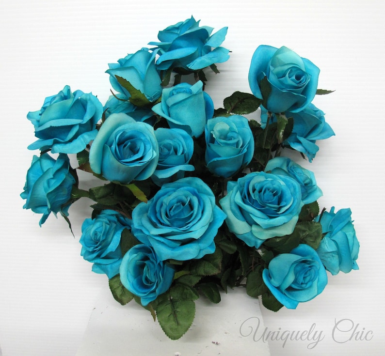 Пеньюары Beauty Night Bouquet Turquoise, Голубой, S/M BN_Bouquet Turquoise S/M - Beauty Night - Пеньюары, халаты - Купить
