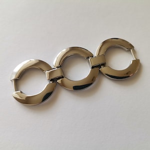 Piece Silver Bikini Bra Swimwear Alloy Connectors Buckles Front Closure Clips Etsy