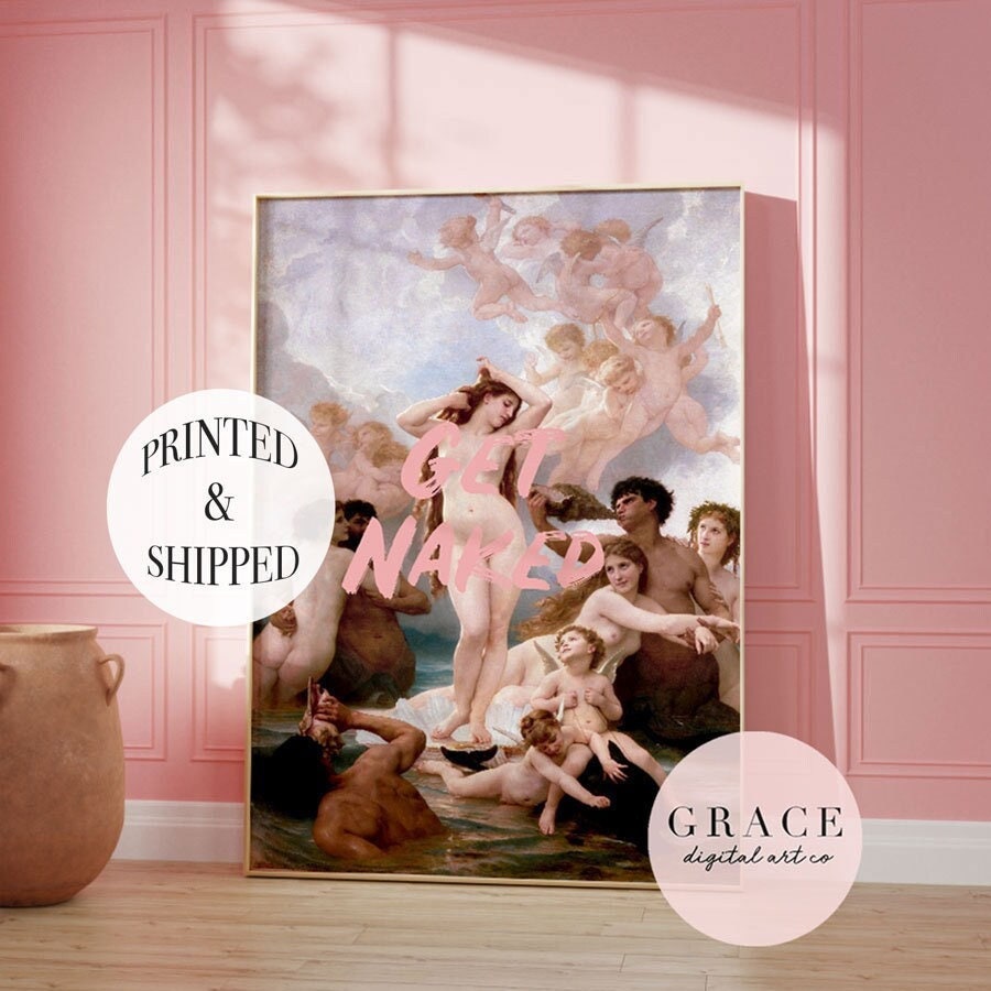 Naked Poster Etsy Uk