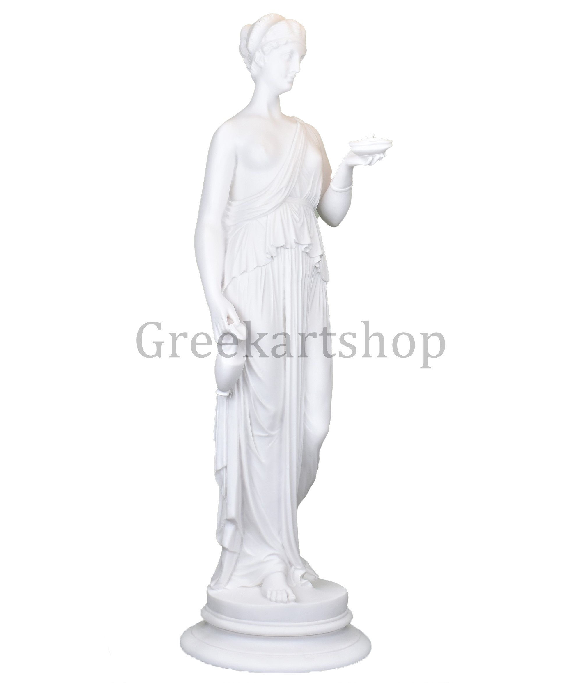 Hebe Goddess Of Youth Female Greek Roman Statue Sculpture Cast Etsy