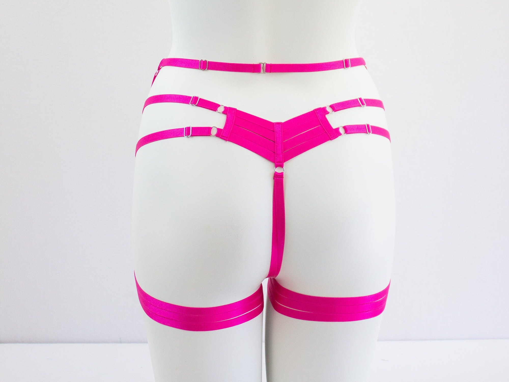 Трусики для страпона Evolved Ultimate Adjustable Harness с кольцом-лассо, черные EN-HR-1837-2 - Evolved - Трусики с кольцом - Купить