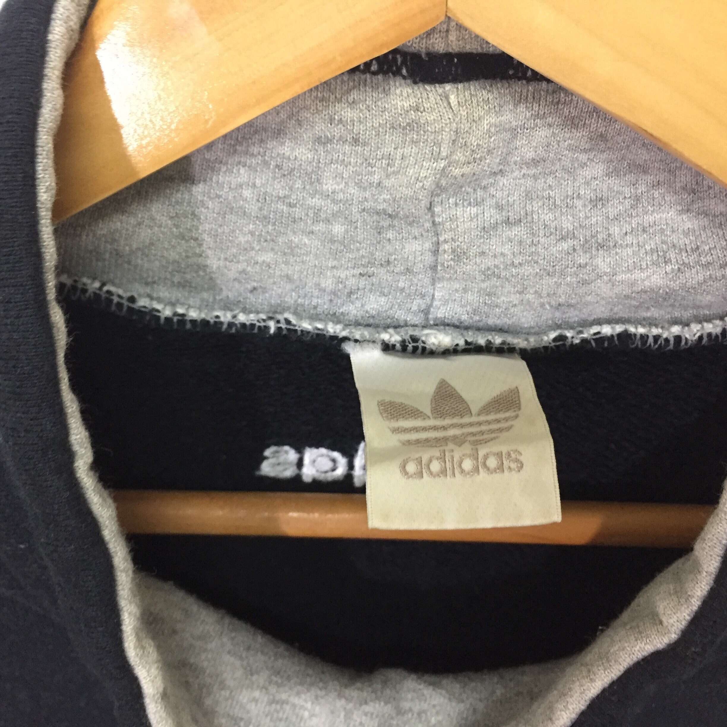 Logo Adidas Pull Rare Sweat Vintage Gros wRdqXqg