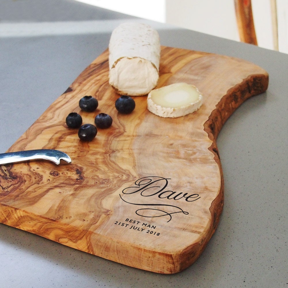 Personalised Best Man Gift, Groom Present For Groomsmen, Cheese Board/Small Chopping