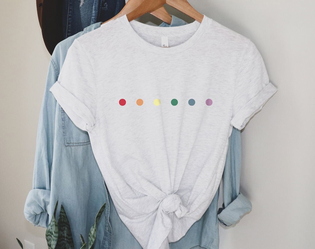 Pride Shirt Rainbow Pride LGBTQ Gay Rights Shirt Etsy