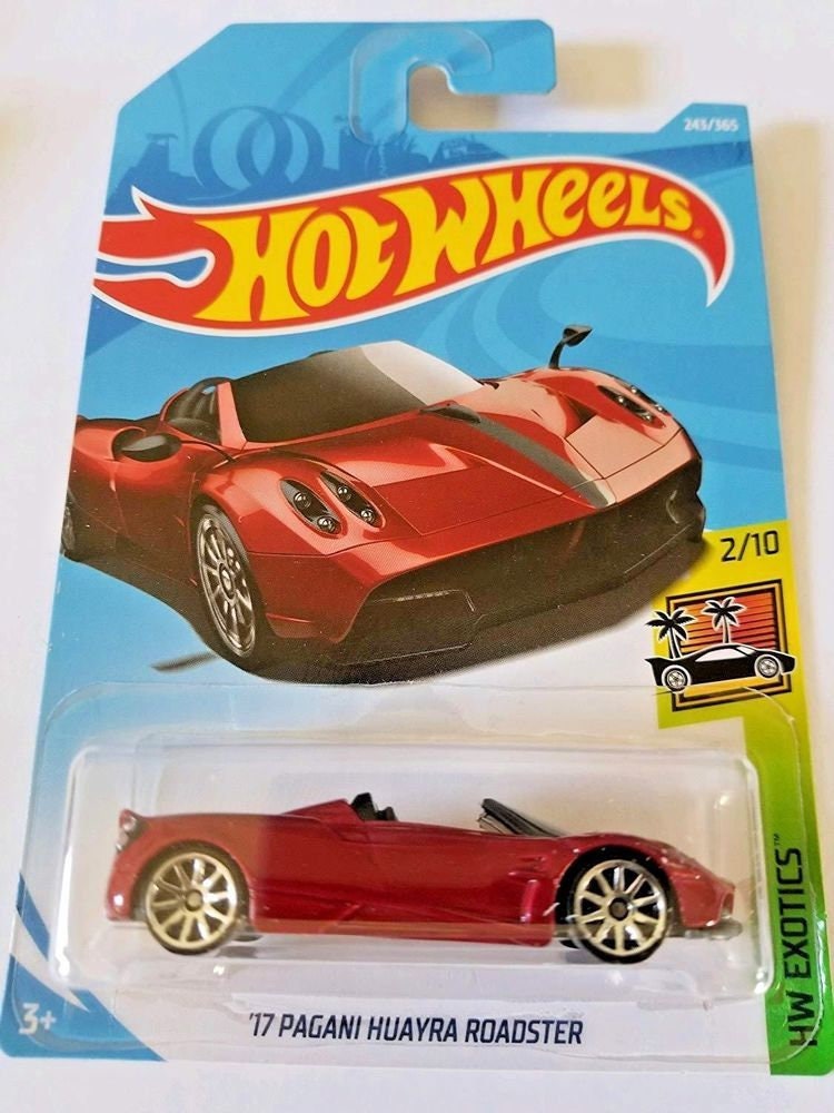 Hot Wheels Pagani Huayra Roadster Red Hw Exotics Perfect Birthday Gift Rare Miniature Model