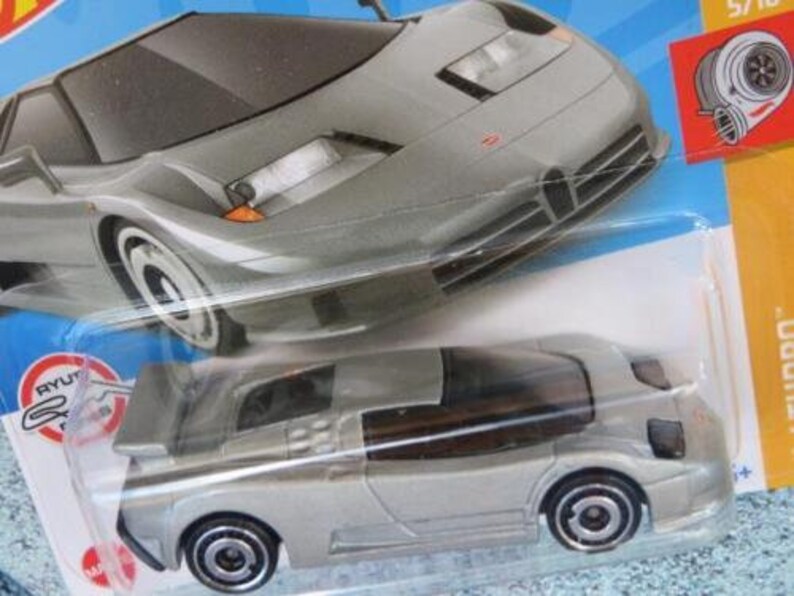 Hot Wheels 1994 Bugatti EB110 SS Silver HW Turbo Perfect Etsy