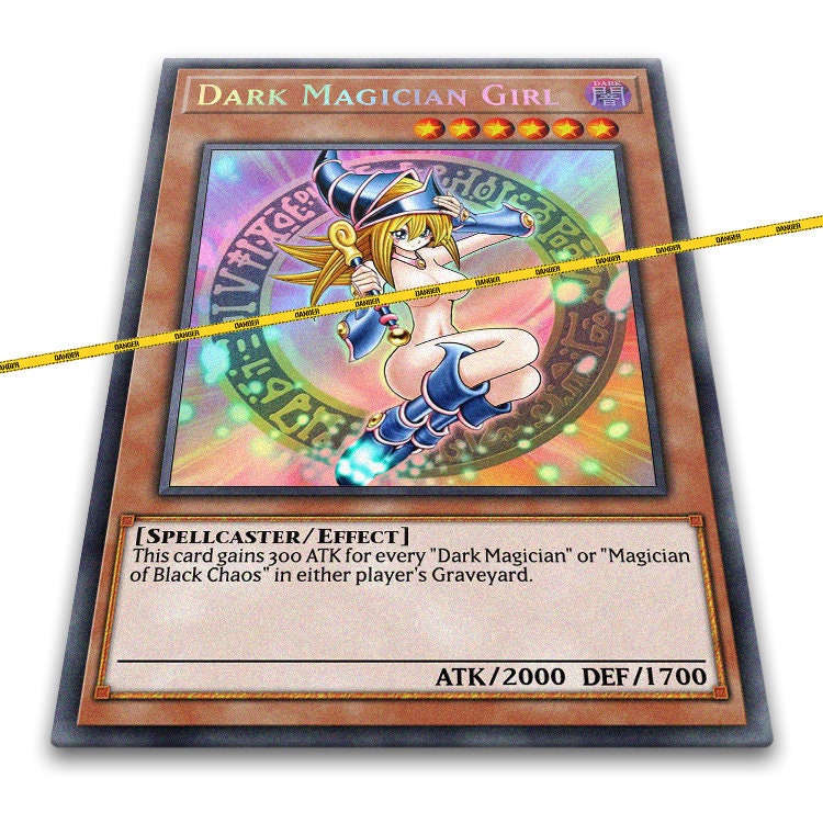 Dark Magician Girl 2 Ultra Rare ORICA Fanmade YuGiOh Card Etsy