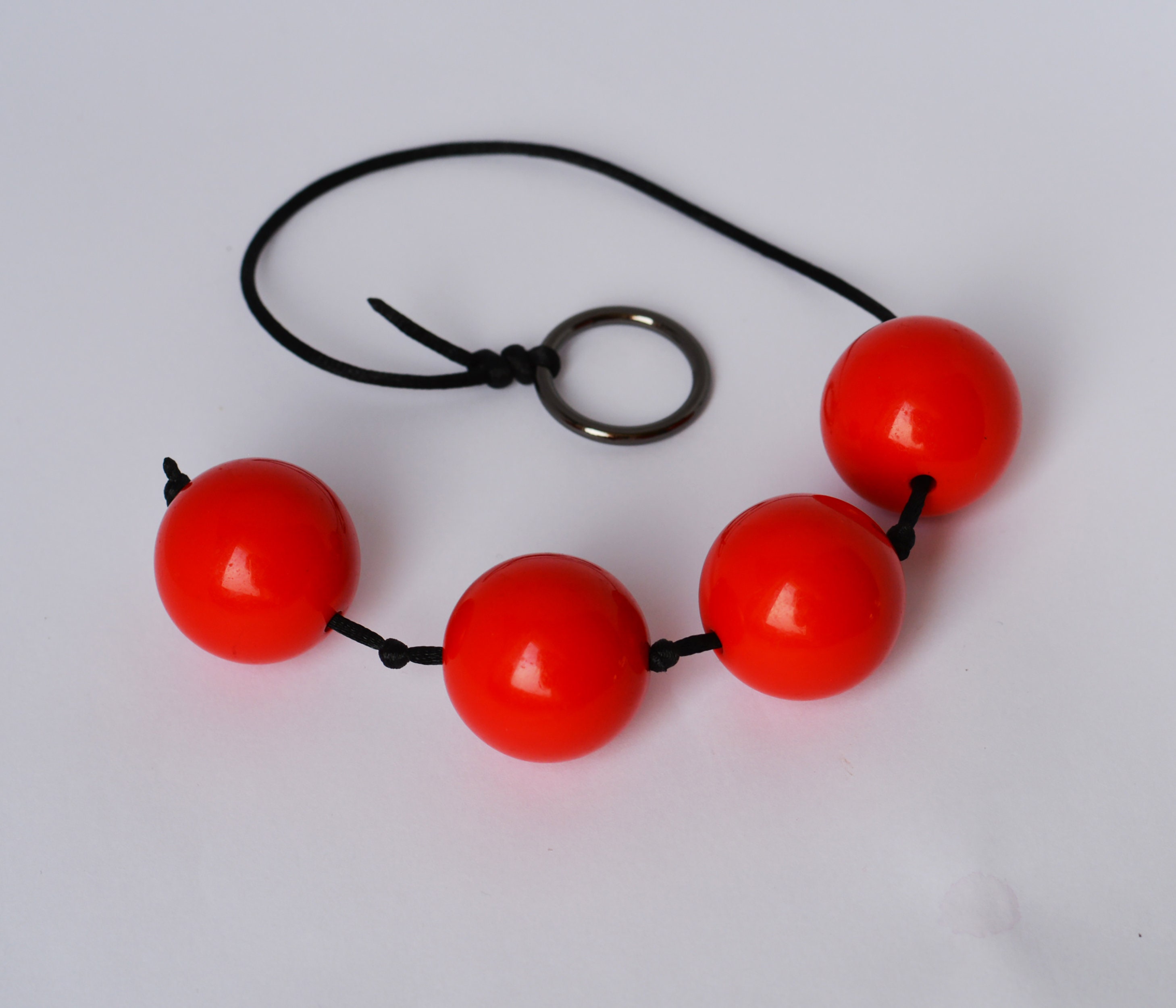 Red X Large Anal Beads Adult Sex Toy Large Butt Beads Bdsm Etsy