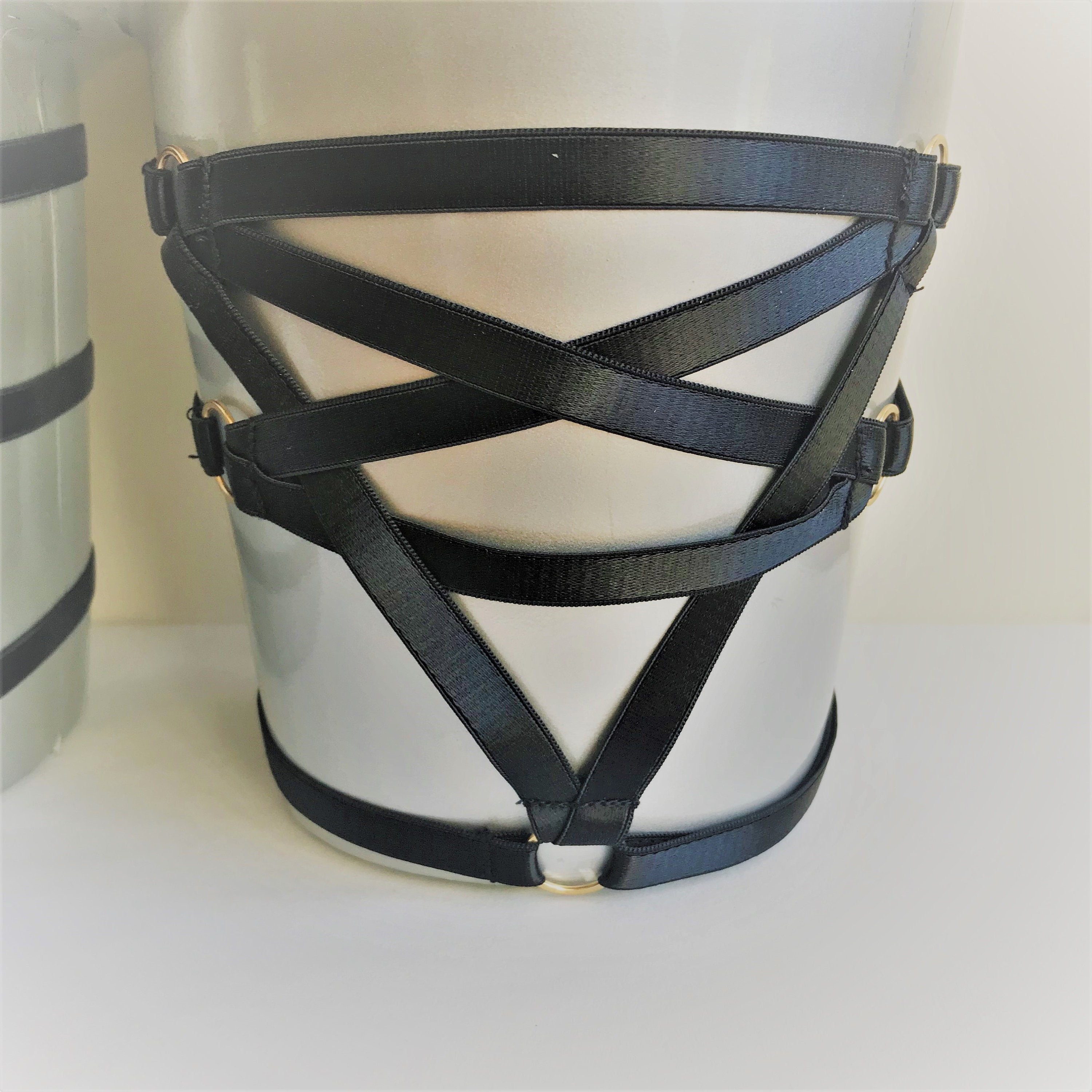 Трусики для страпона Evolved Ultimate Adjustable Harness с кольцом-лассо, черные EN-HR-1837-2 - Evolved - Трусики с кольцом - Купить