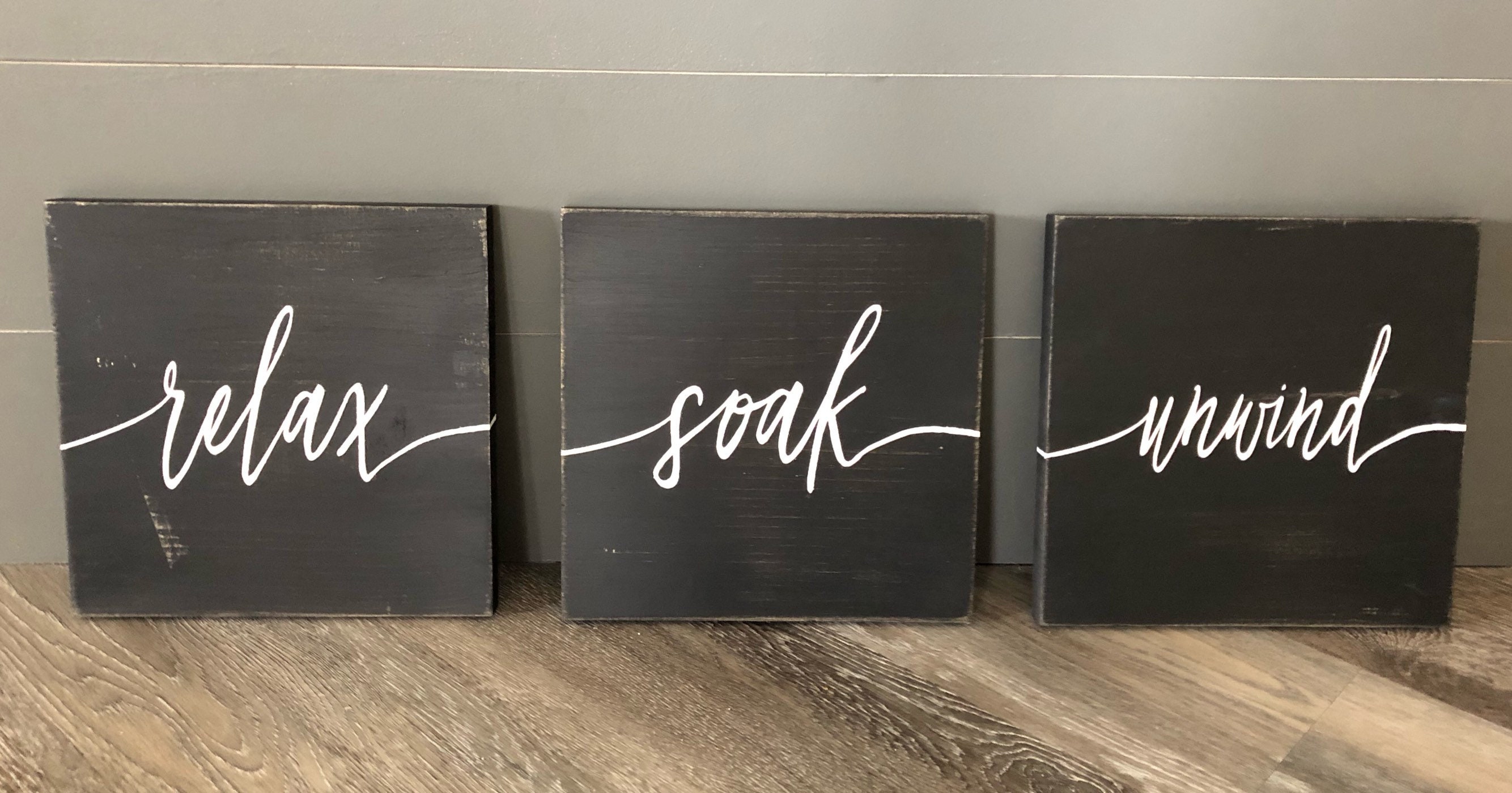 Relax Soak Unwind Get Naked Wooden Signs Relax Soak Unwind Etsy Canada