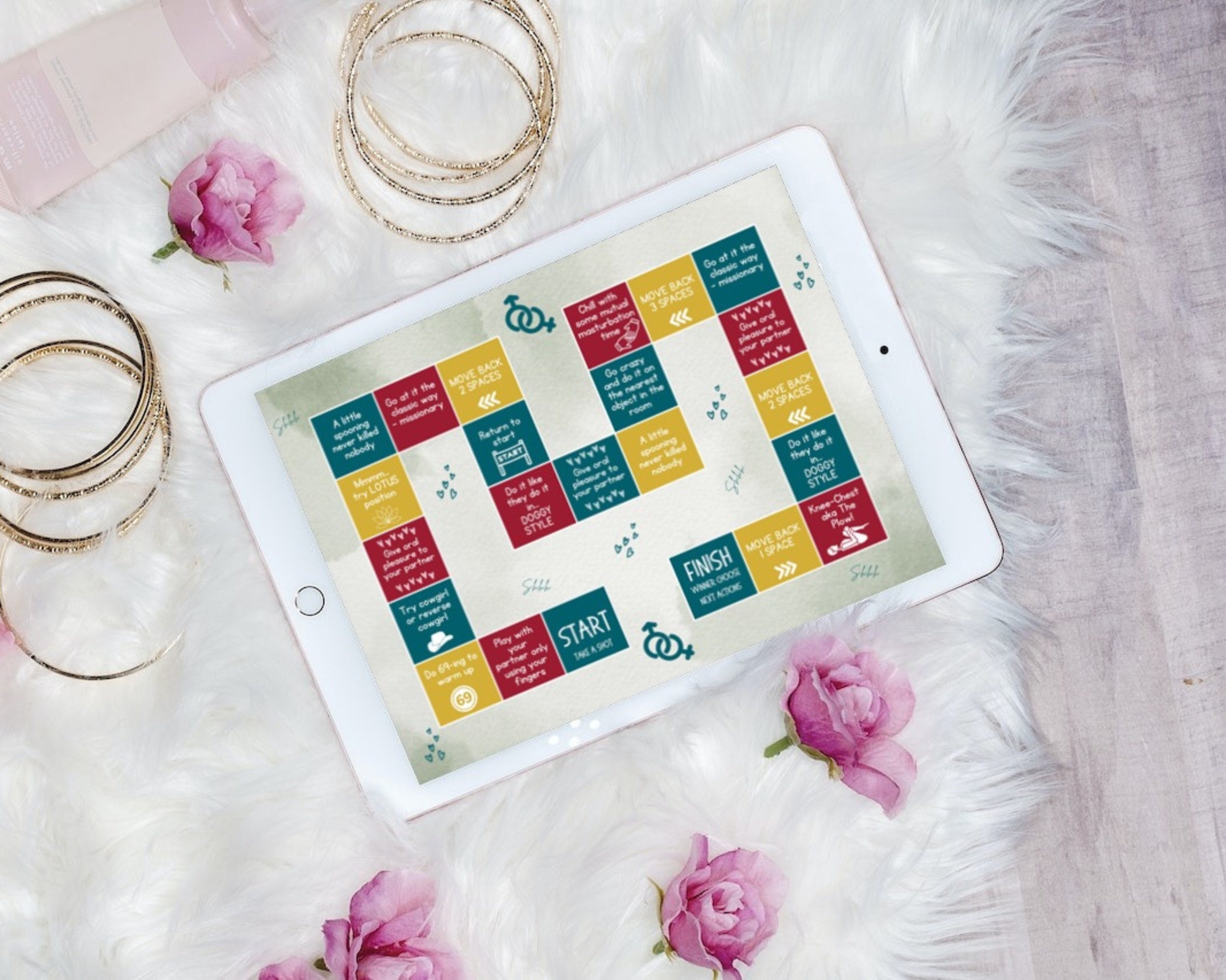 Intimacy Foreplay Sex Position Board Game For Adult Couples Bedroom Game For Great Sex