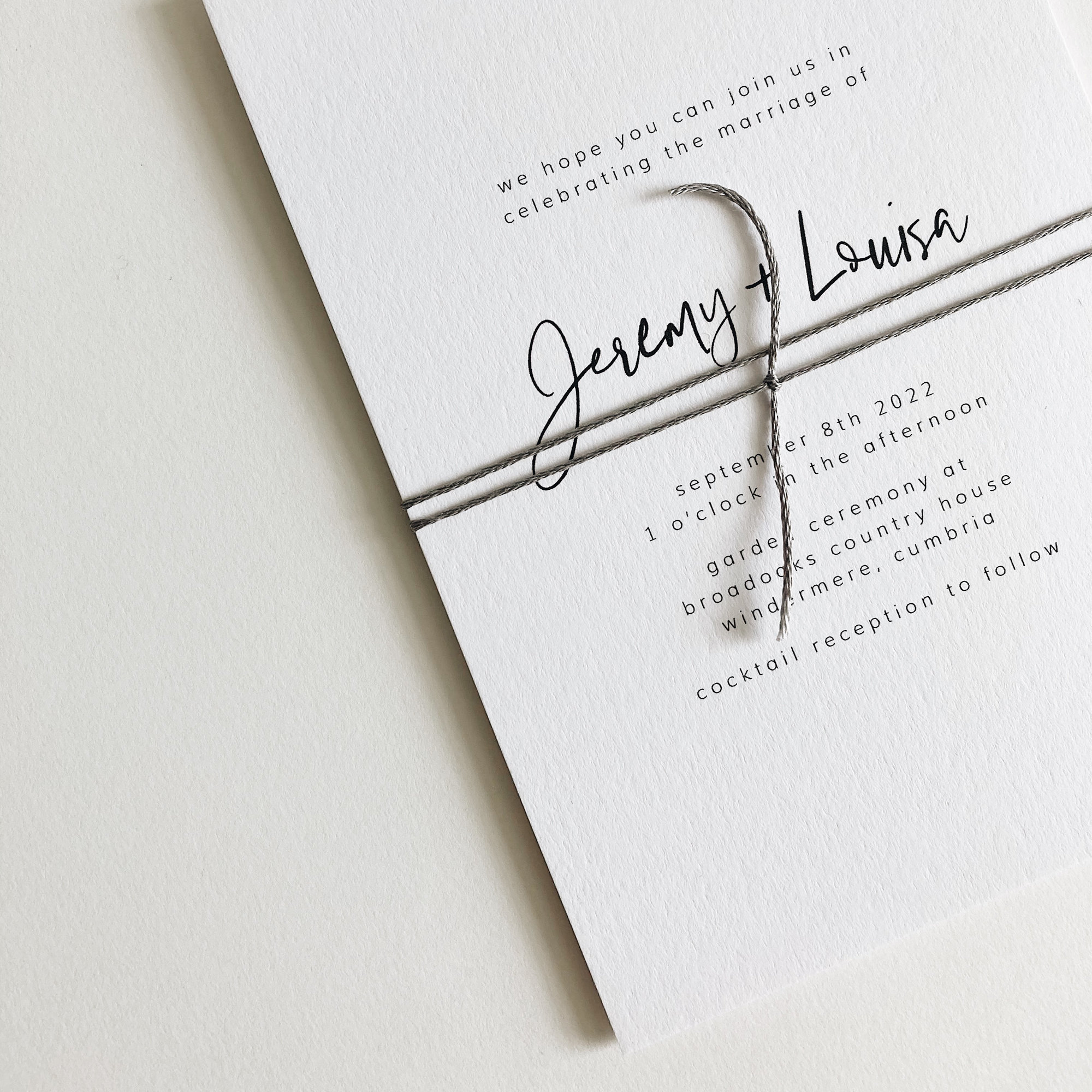 Modern Wedding Invitation, Invitation & Envelope, Day Invite