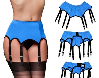 Premier Lingerie 8 Strap Lycra Panel Suspender Garter Belt Etsy