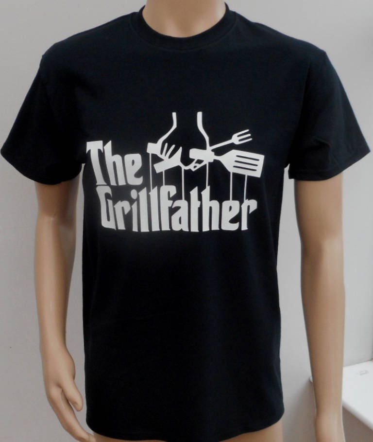 New Men’s Quality Cotton Loose Fit Grillfather T-Shirt. Great Novelty Funny Birthday Christmas Gift Present For The Bbq Barbecue Chef Cook