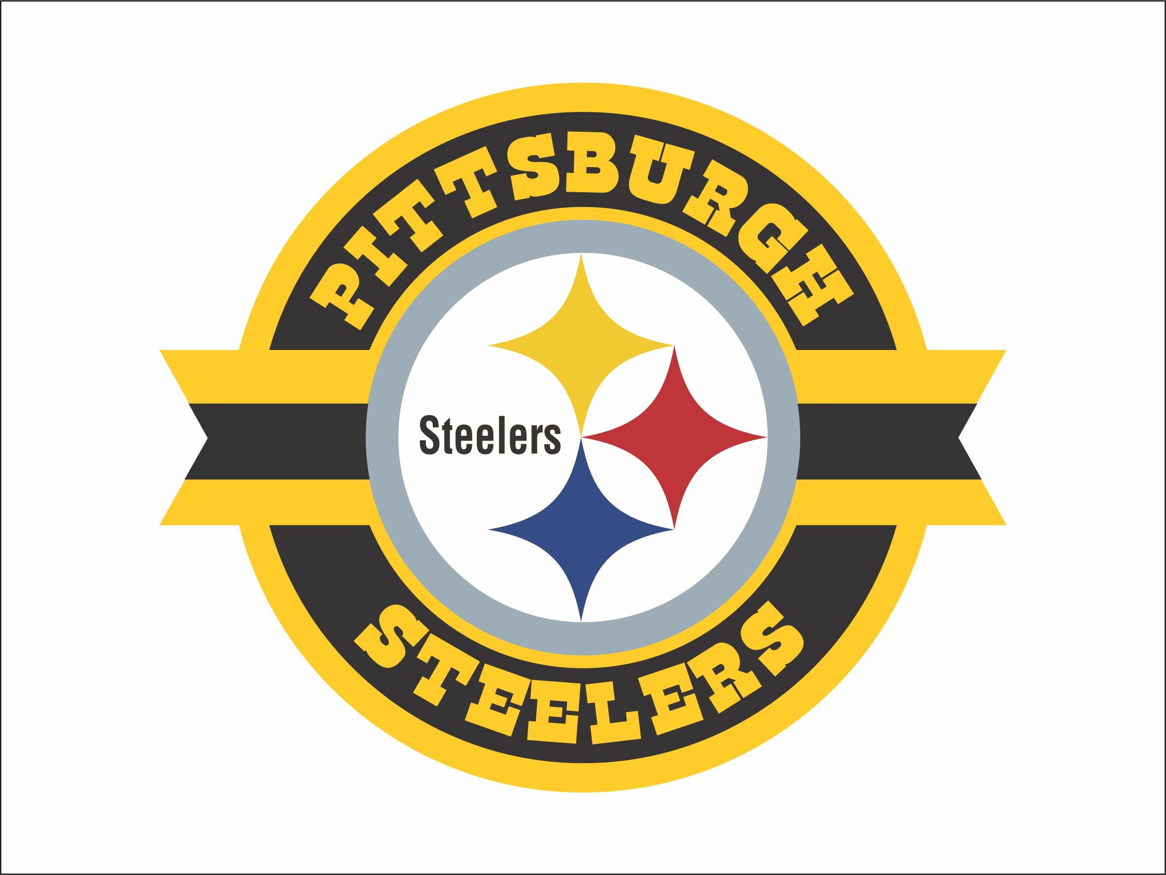 PITTSBURGH STEELERS Svg Nfl Football Bundle Clipart Stencil Etsy