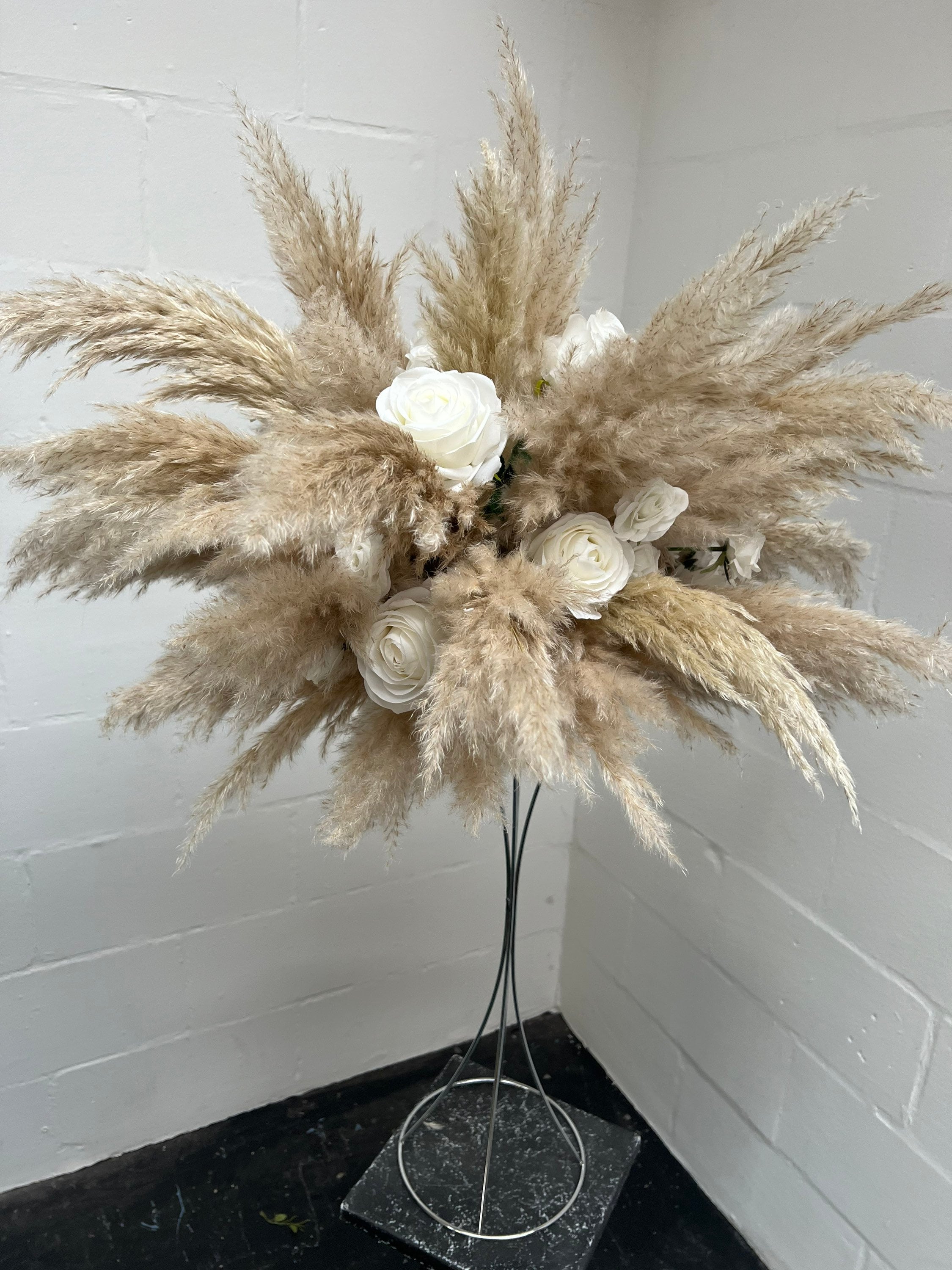 Pampas Wedding Centrepiece, Table Wedding Pampas Table Decor, Decor