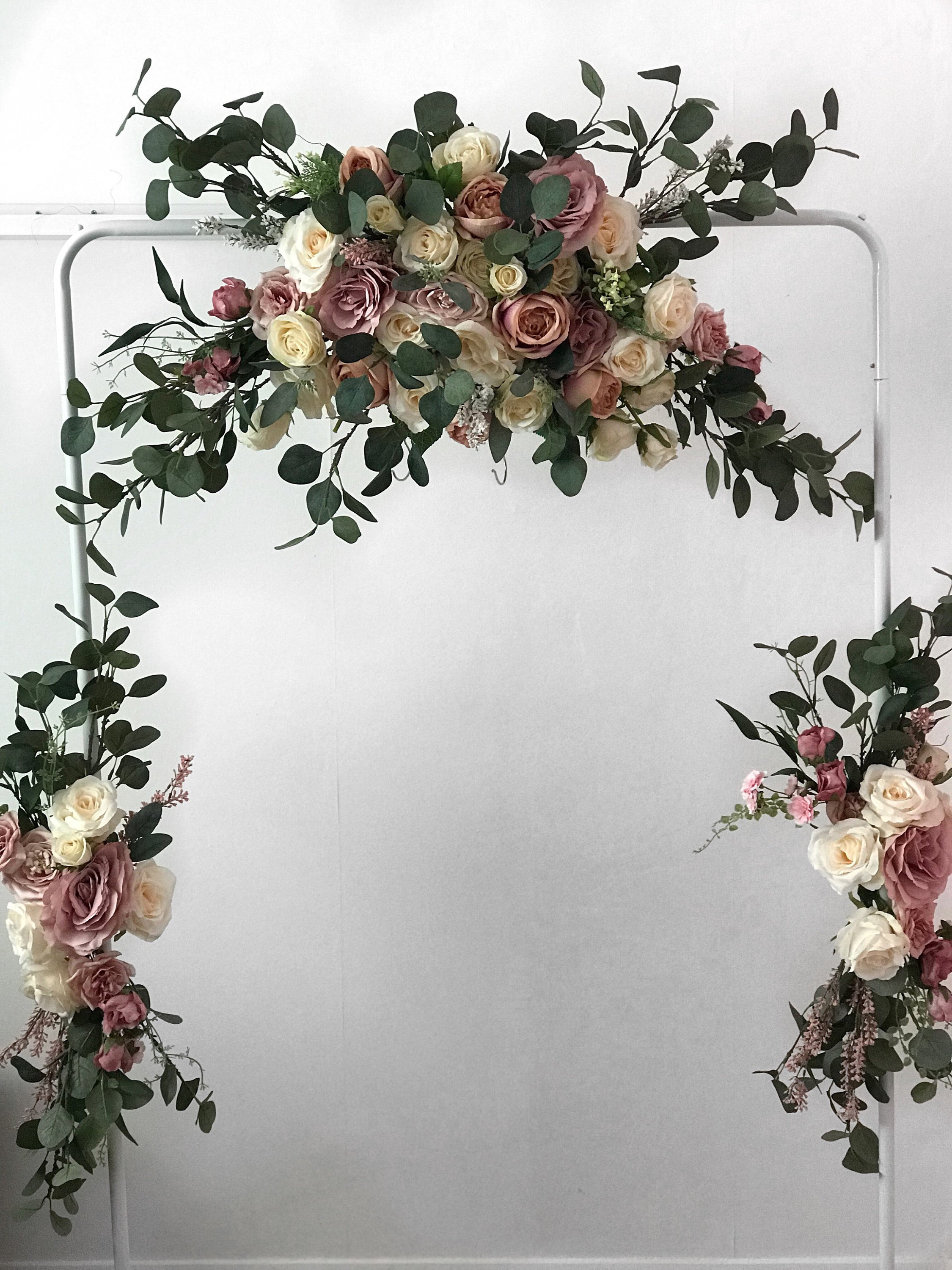 Wedding Arch, Flower Arch, Flower Swag, Floral Arch Arbor, Chuppah Flowers, Boho Wedding Decor