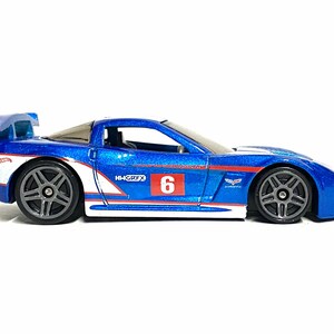 Loose Hot Wheels Chevy Corvette C6 R Race Car Blue And Etsy