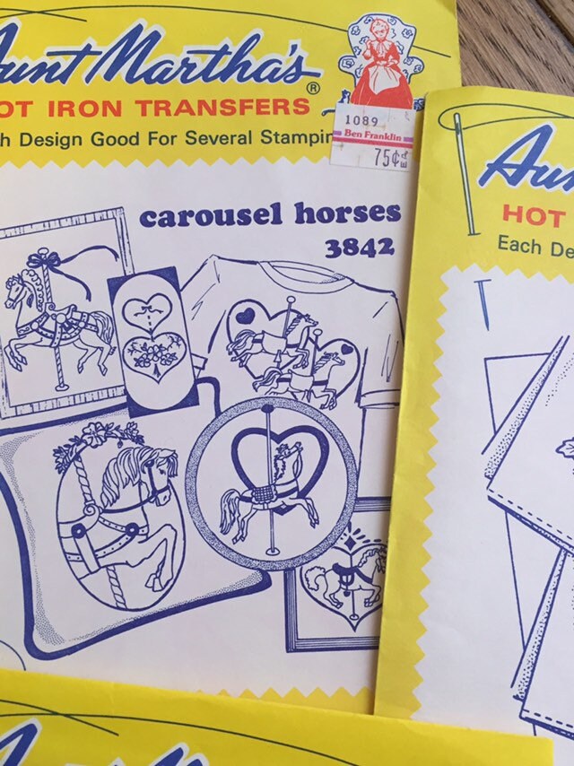 Aunt Marthas Hot Iron Transfers Etsy