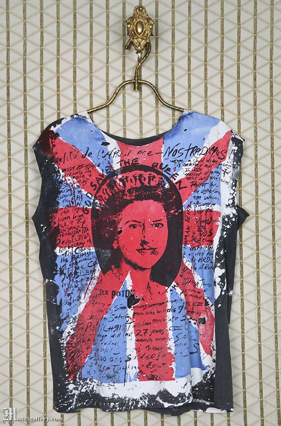 Sex Pistols T Shirt Mosquitohead Vintage Rare Punk Tee Faded Bleached Johnny Rotten Sid