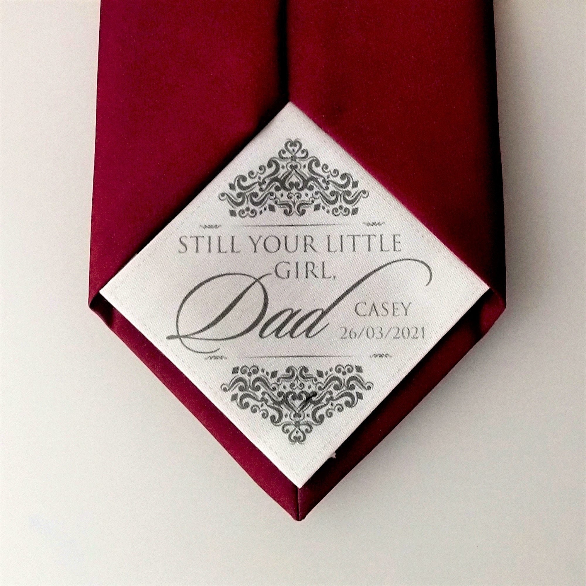 Tie Patch For Father Of The Bride - "still Your Little Girl, Dad