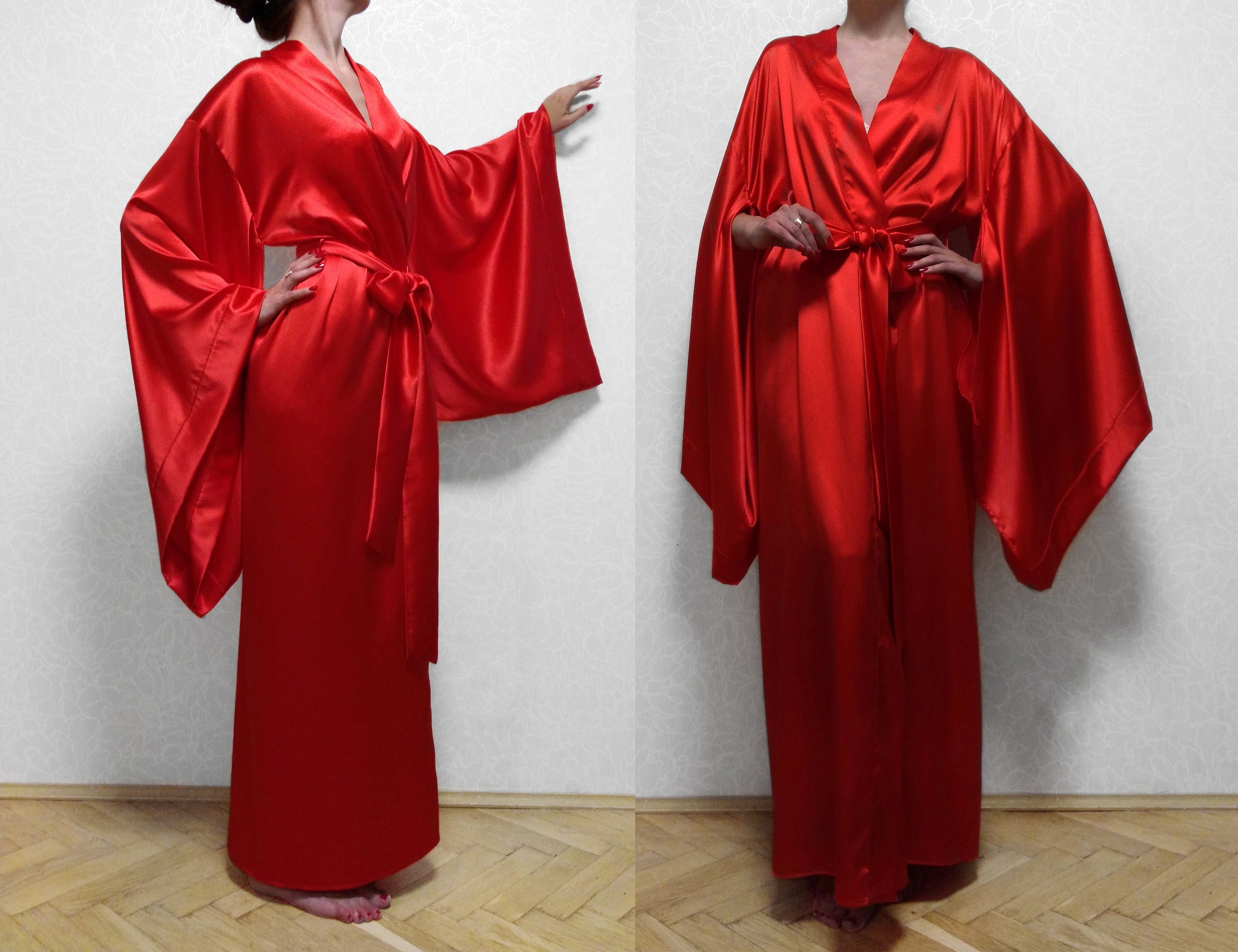 Silk robe