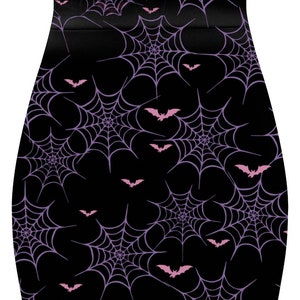 Spooky Babe Spiderweb Pencil Skirt More Colors Etsy