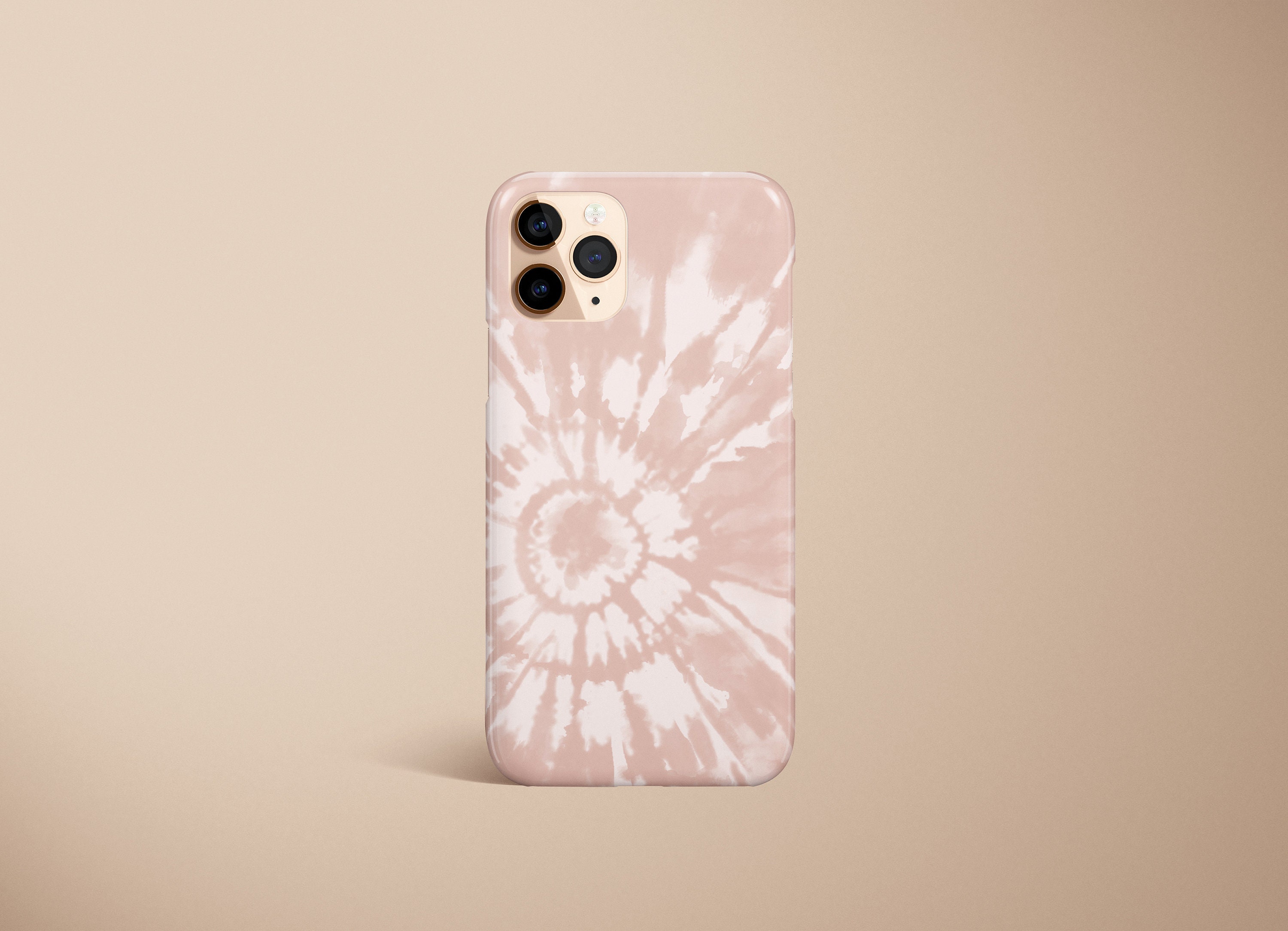 Tie Dye Phone Case Nude Boho Tiedye IPhone Case Pastel Taupe Spring