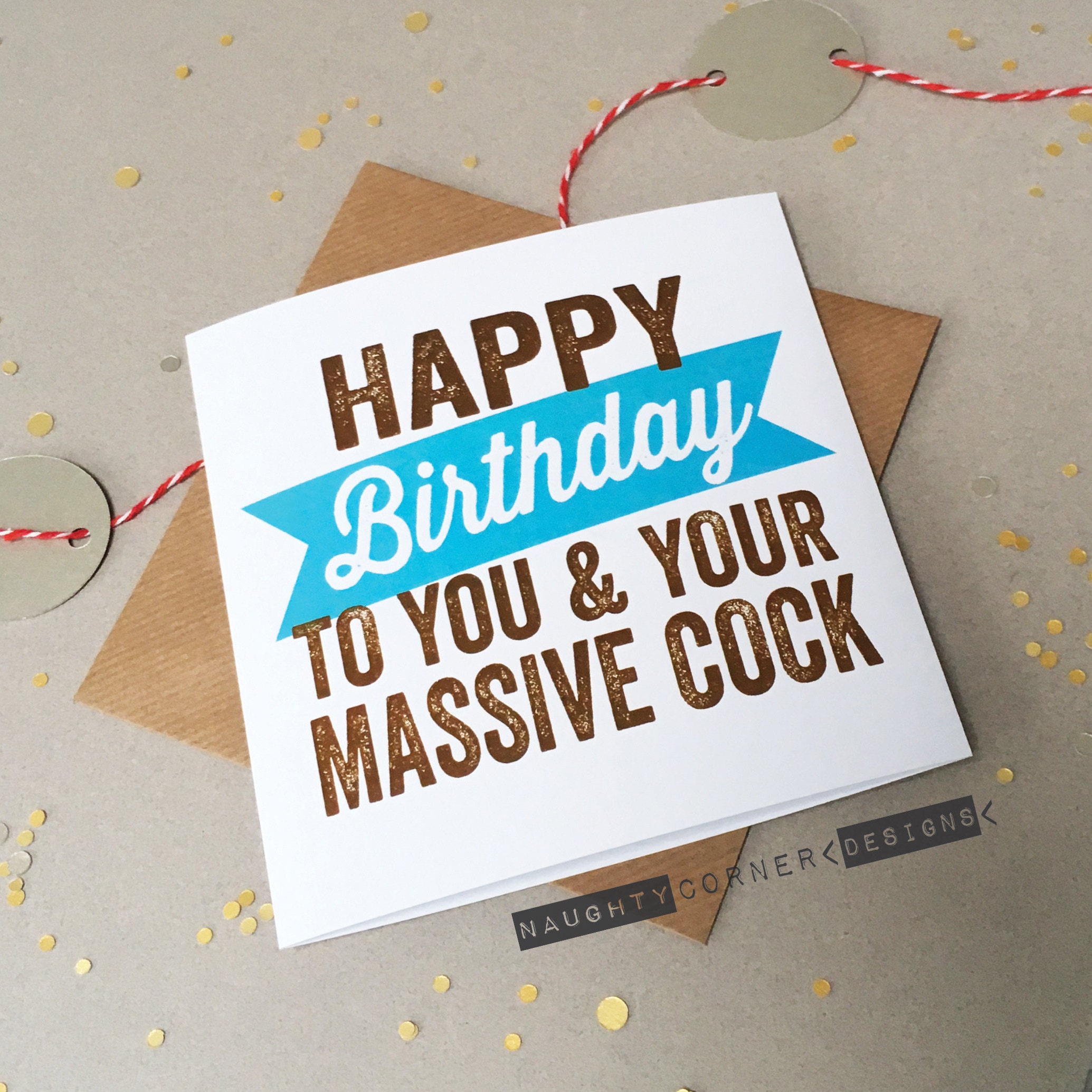 Offensive Inappropriate Cheeky Cards For Him Boyfriend Husband Cunty Mcfucknugget Birthday Card