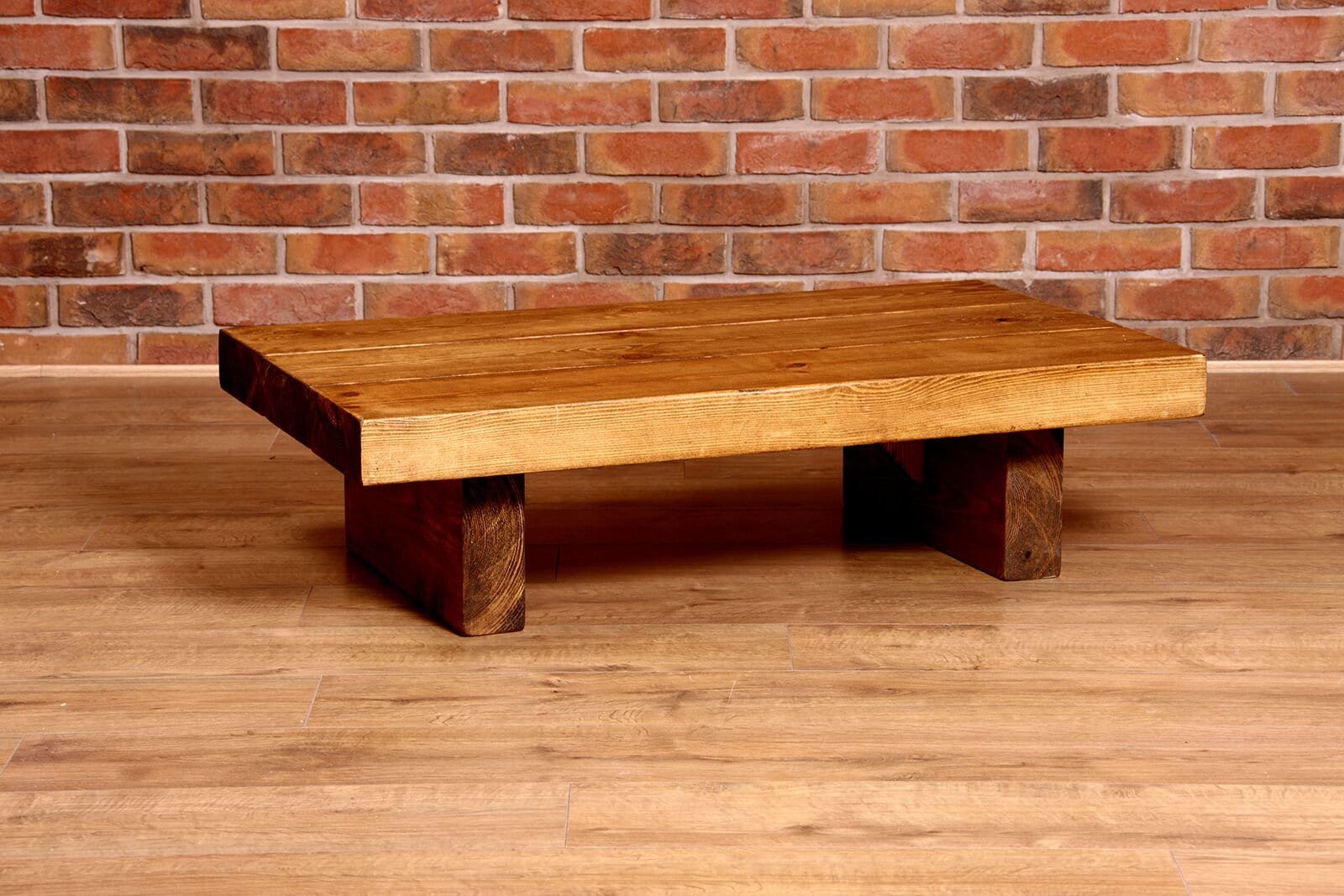 Upcycled Extra Thick Coffee Table, Rustic Chunky,Handmade,Solid Wood,Repurposed
