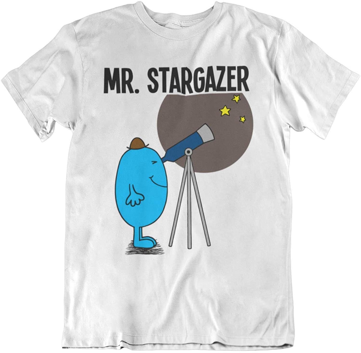 Mr Stargazer - Mens Astrology Organic Cotton T-Shirt Astro Photographer Sustainable Gift