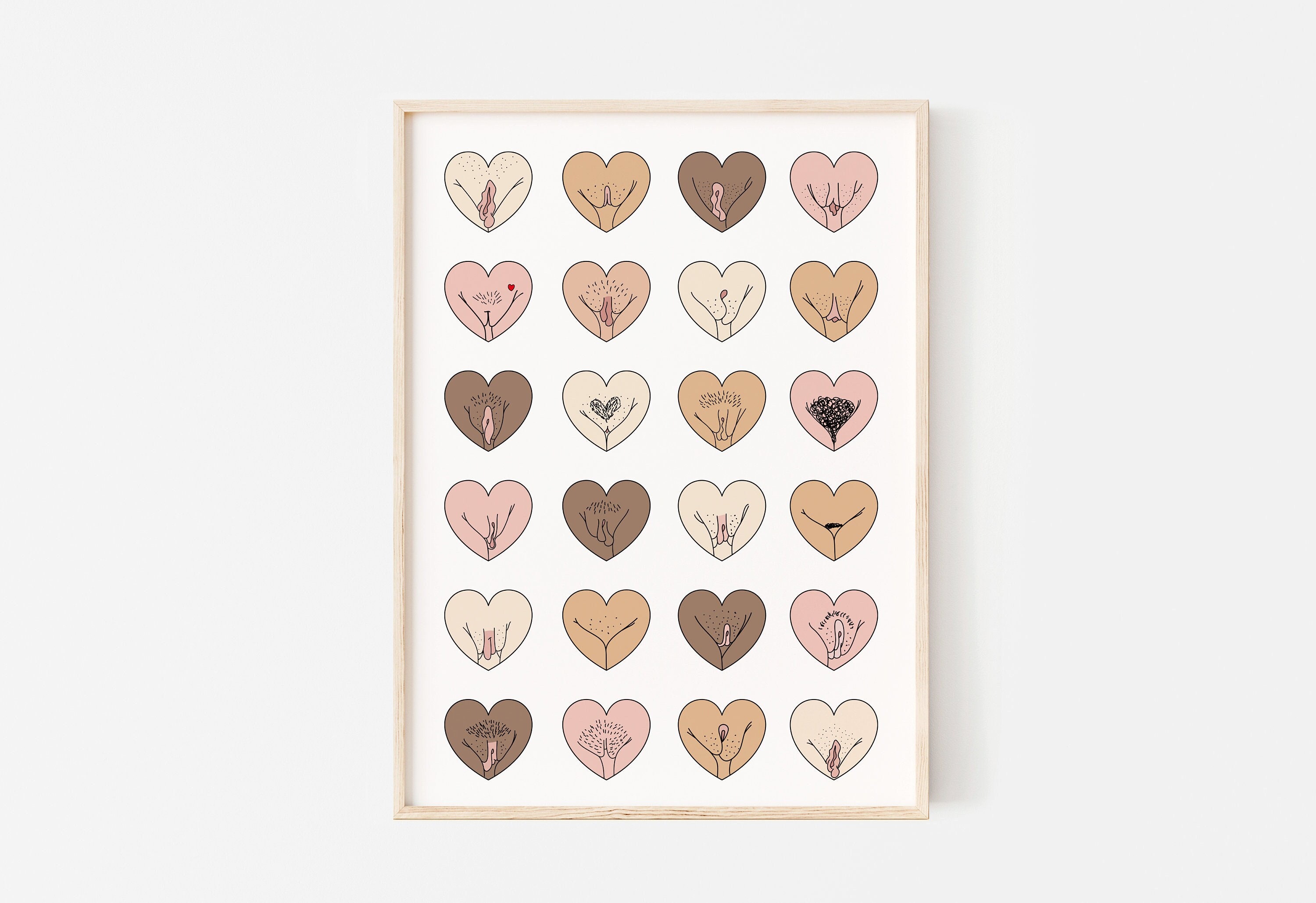 Nude Vulva Art Etsy