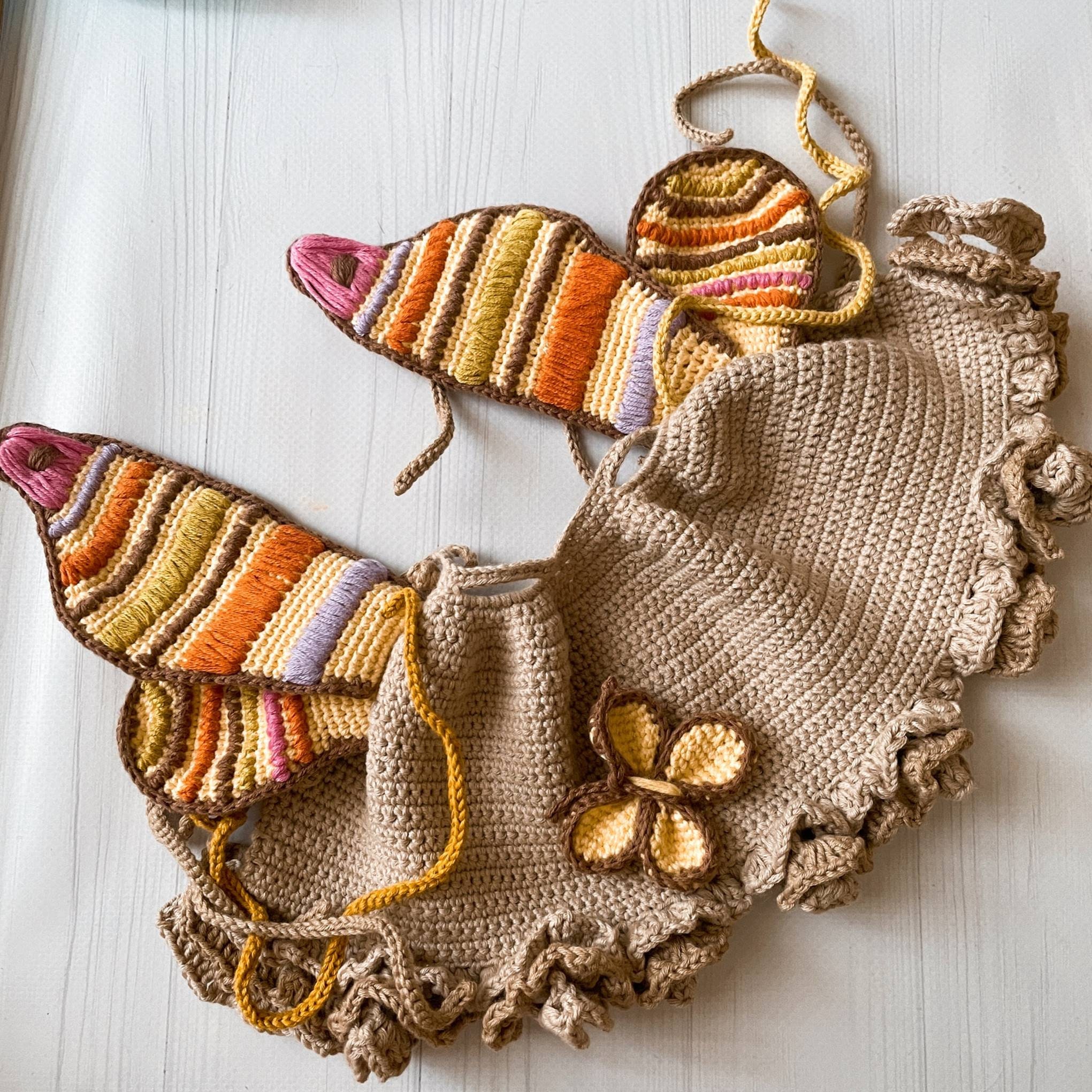 Pdf Crochet Pattern Amigurumi Doll Friendly Butterfly Crochet Stuffed